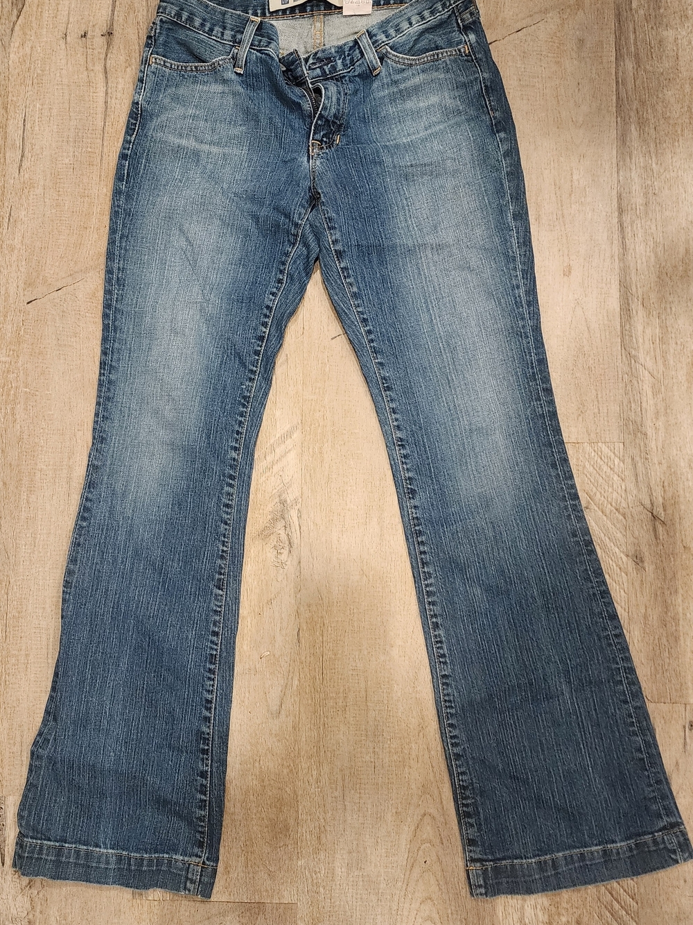 GAP Medium Blue Flare-Leg Jeans